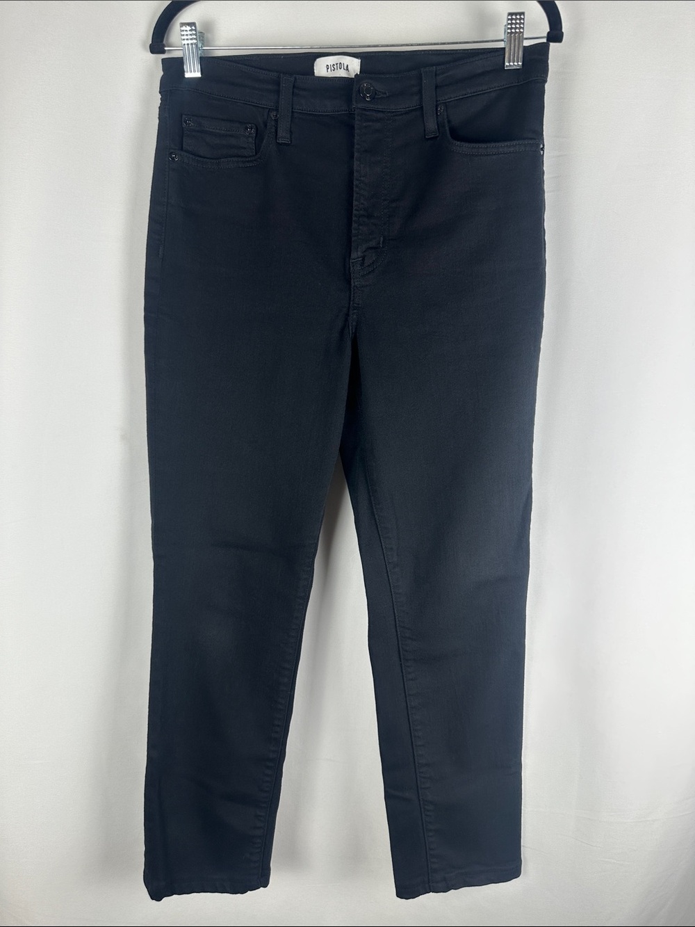 Pistola Denim Black Madi High Rise Modern Slim Pants